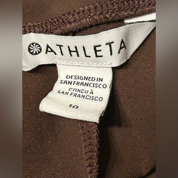 Athleta Endless High Rise Pant Toasted Brown Size 10 - Picture 6 of 8